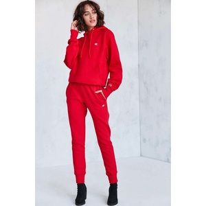 Champion Reverse Weave Red Sweatpants small